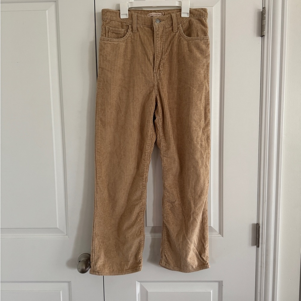 Levi's Tan Straight Leg Corduroy Pants